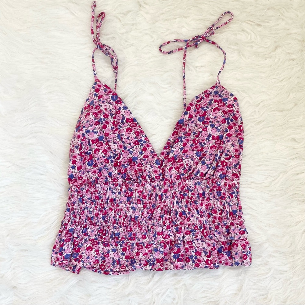 SIM & SAM Floral Print Top - Picture 3 of 5